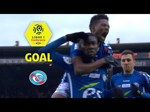Goal Jean Eudes AHOLOU (65') / RC Strasbourg Alsace - ESTAC Troyes (2-1) / 2017-18