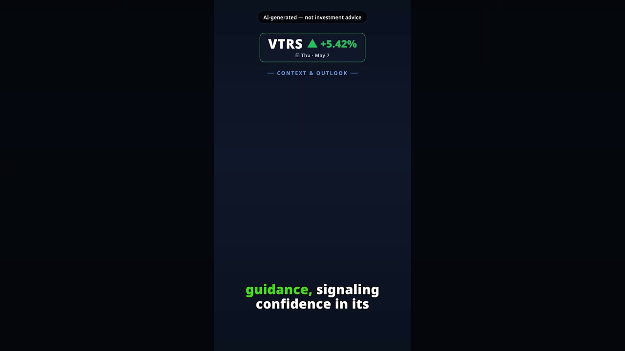 VTRS gains 5.42% on 2026-05-07 — AI explainer
