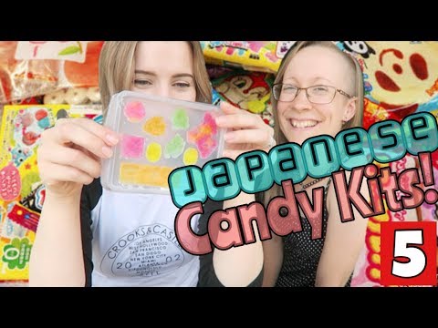 嘗試日本DIY糖果套裝（和姐姐一起）。 (Trying Japanese DIY Candy Kits (with my Sister!))