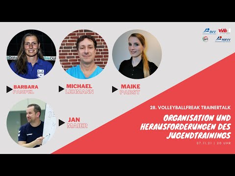 28. Volleyballfreak Trainertalk: Organisation und Herausforderungen des Jugendtrainings