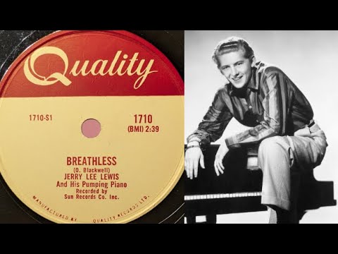 Jerry Lee - Breathless (1958) original Canadian Quality 78 RPM