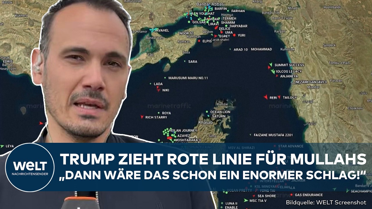 IRAN: Rote Linie für Mullahs! Brisante Ansage von Trump! USA scheinen zu allem bereit im Krieg