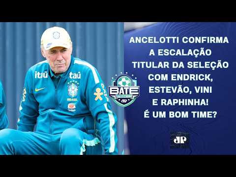 SELEÇÃO TERÁ ENDRICK, ESTEVÃO, VINI JR E RAPHINHA TITULARES AMANHÃ CONTRA A AUSTRÁLIA! | BATE-PRONTO