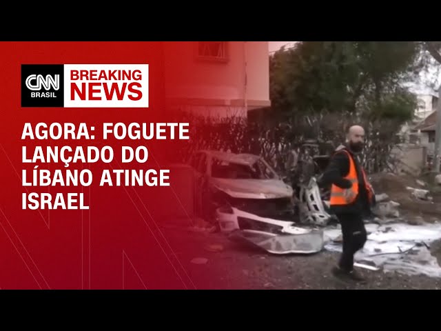 Agora: foguete lançado do Líbano atinge Israel | AGORA CNN