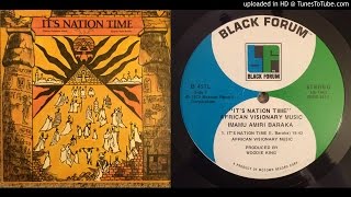 Imamu Amiri Baraka "Answers" It's Nation Time 1972