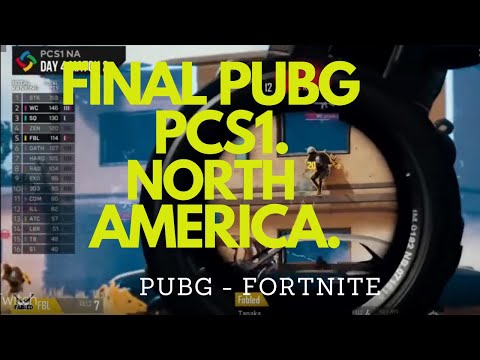 Continental finals PCS1 North America PUBG Fortnite