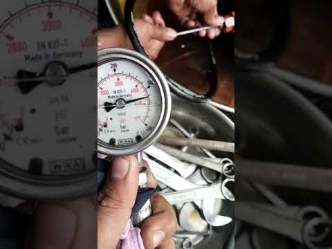 Pressure adjustment&pressure cheking Doosan 140 w v Excavetor