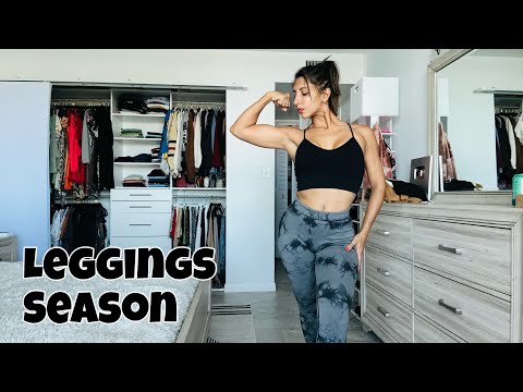 It’s Leggings Season! Athletic Wear Try-On Ft Yesoul Bike #tryon