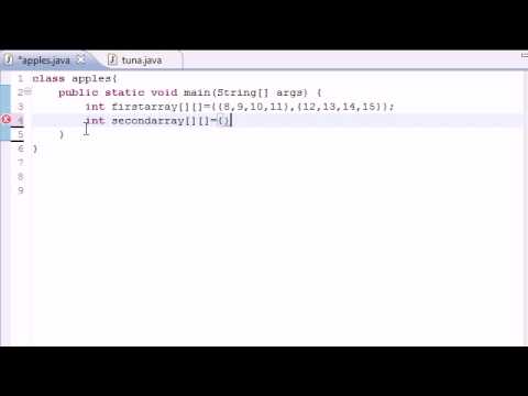 Part 33 Java Programming Tutorial Multidimensional Arrays
