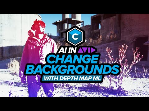 AI in Avid: Isolate Subjects & Change Environments with Depth Map ML!