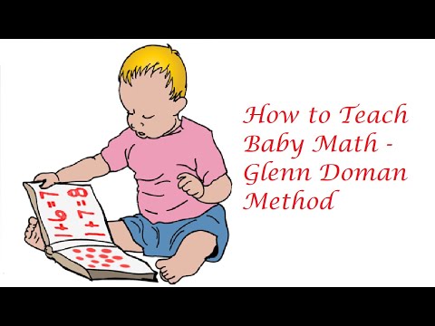 Glenn Doman Method - How to teach your Baby Math (Red Dot Flashcards)