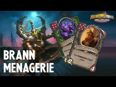 Maiev's Brann MENAGERIE | Hearthstone Battlegrounds (19.0)
