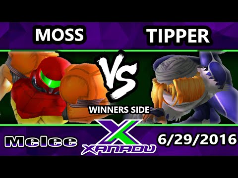 S@X 156 - Tipper (Shiek) Vs. Moss (Samus) SSBM Tournament - Smash Melee