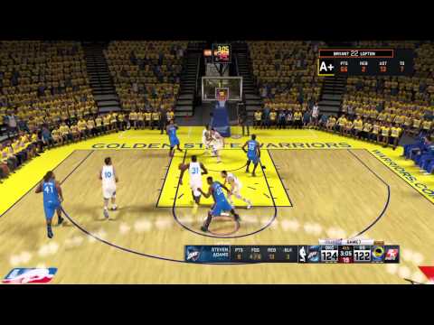 NBA 2K15 My Career 3rd yr-Playoffs WC finals Game 7 against the Warriors