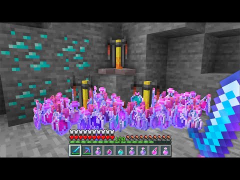 Minecraft UHC but with infinite op potions..