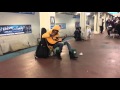 Subway performer stuns crowd with Fleetwood Mac's "Landslide"- Chicago, Il- Blue Line, Washington S