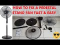HOW TO ASSEMBLE ANY PEDESTAL STAND FAN FAST EASY BEST PEDESTAL FANS IN UAE