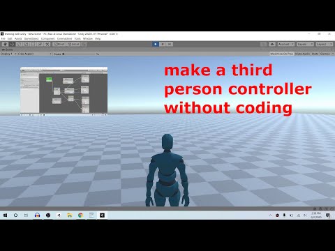 unity third person controller with bolt | make third person character controller without coding 2020