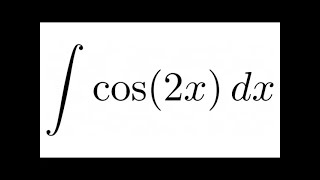 Integral of cos(2x)