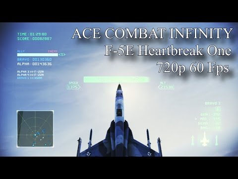 Ace Combat Infinity: F 5E Heartbreak One Lvl 13 (60 fps)