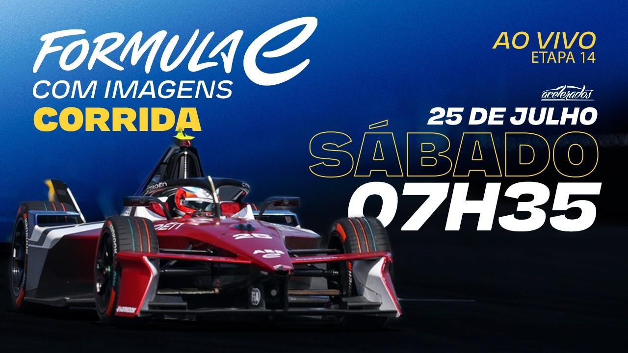 FÓRMULA E - AO VIVO E COM IMAGENS - CORRIDA - E-PRIX DE TÓQUIO - 7H35