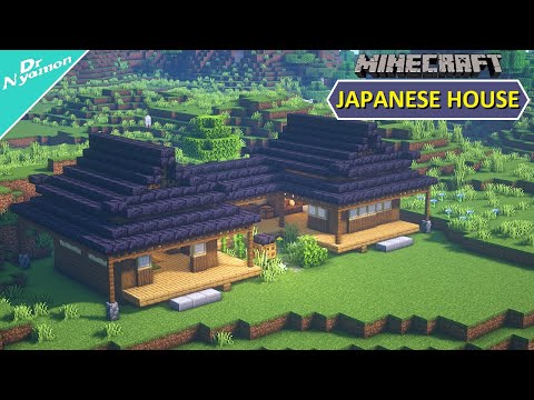 How to Build a Simple JAPANESE HOUSE [Minecraft Tutorial]
