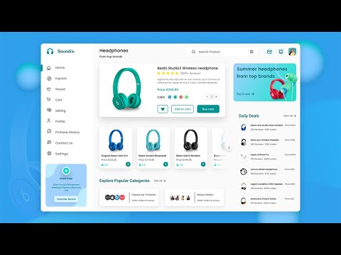 Amazing Ecommerce Website ui Design in figma | Online Shop Website Design