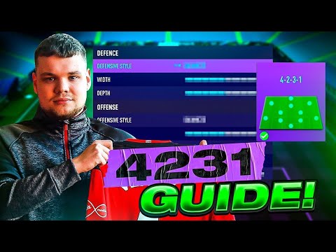 4231 FORMATION GUIDE!! THE BEST CUSTOM TACTICS TO SUIT YOUR GAME - FIFA 21 ULTIMATE TEAM
