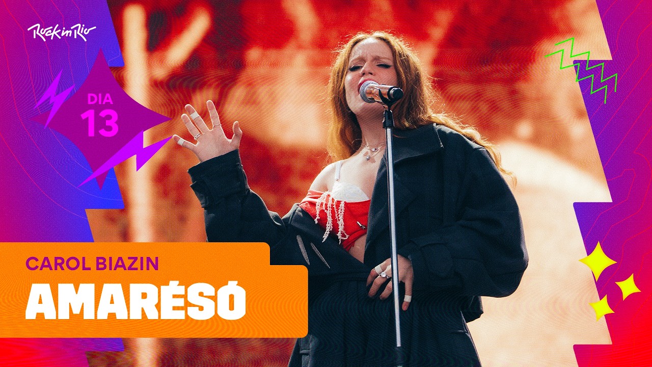 ELA É O MOMENTO ❤️‍🔥 Carol Biazin canta 'AMARéSÓ' | Rock In Rio 2026 | Multishow
