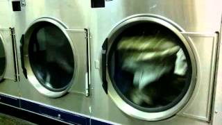 preview picture of video 'Laundromat clothes dryer on a Sunday afternoon'