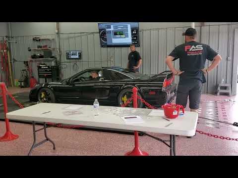2002 NSX on the dyno (Stock engine) w ti exhaust