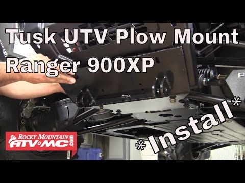 How To Install A Tusk SubZero UTV Snow Plow Mount On A Polaris Ranger 900XP