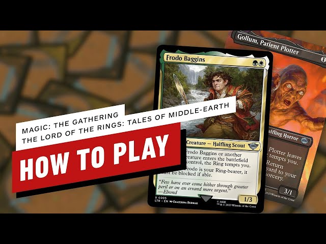 Vídeo relacionado con Magic: The Gathering The Lord of the Rings: Tales of Middle-earth Starter Kit - Learn to Play with 2 Ready-to-Play Decks + 2 Codes to Play Online (2-Player Fantasy Card Game, Ages 13+)