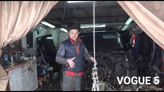Пробуем ставить и заводить мотор за 50.000 р. Range Rover. VOGUE 5.