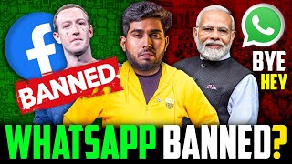 Privacy Vs Govt - Whatsapp Banned in India ?😲 | User Privacy Vs National Security?
