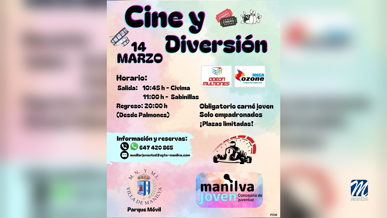 Excursión Cine y diversión con la delegación de Juventud Excursión Cine y diversión con la delegación de Juventud