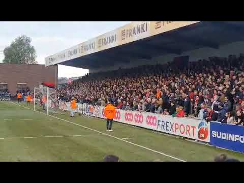 RFC Liège - Olympic Charleroi (30/4/2022) - Sfeer DFVF