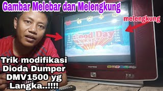 Download lagu Cara Memperbaiki Tv Polytron Gambar Melengkung Kiri Kanan dan Trik Modifikasi Dioda DMV1500 Langka mp3