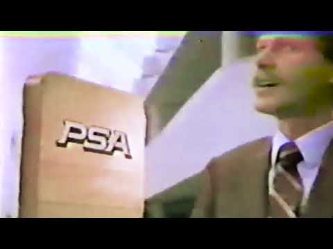 BD 0467 PSA (Pacific Southwest Airlines) Vintage B Roll