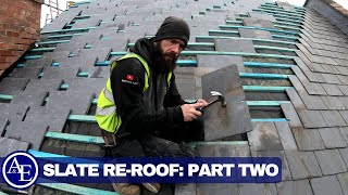 SLATE RE-ROOF! (Part Two) | Build with A&E