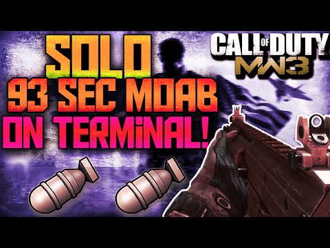 MW3: Fast Solo 93 Second MOAB on Terminal + 107 Kills w/ Specialist! (Modern Warfare 3 Gameplay)