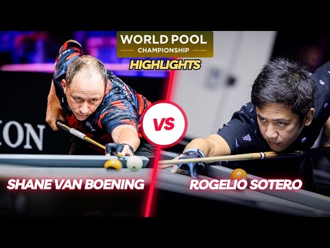 SHANE VAN BOENING - ROGELIO SOTERO | WORLD POOL CHAMPIONSHIP 2025 | #highlights #billiards #9ball