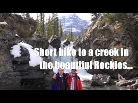 Helicopter tour through the Canadian Rocky Mountains