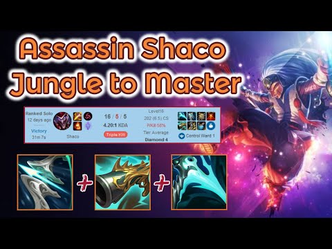 Galeforce Assassin Shaco Jungle to Master in S11 [League of Legends] Full Gameplay - Infernal Shaco