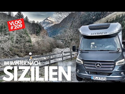 #209 - Sizilien im Winter - Anreise bis Genua - Winterurlaub mit dem Wohnmobil