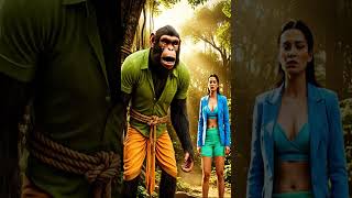 bandar bhai ka hot girl ka sath jungle ma lafra ho gya 😂🤭😂