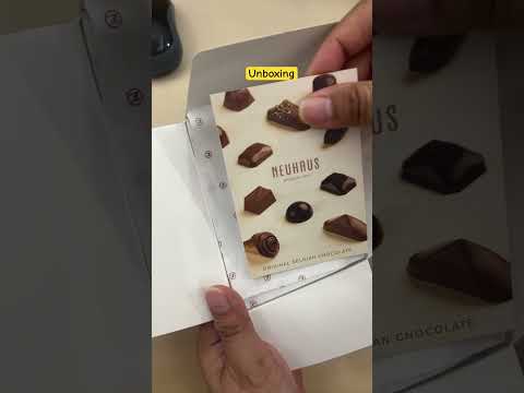 Unboxing Neuhaus Belgium Chocolate #shorts