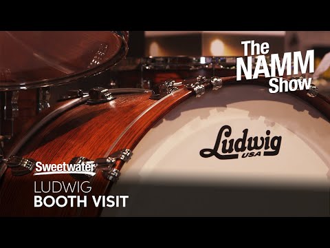 Ludwig Booth Visit at Winter NAMM 2020