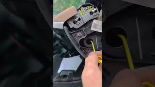 How to manually open a Tesla Model 3 glove box, simple :30 second work around with homemade hook