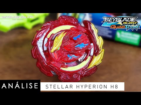 Análise STELLAR HYPERION H8 - Beyblade Burst QuadStrike